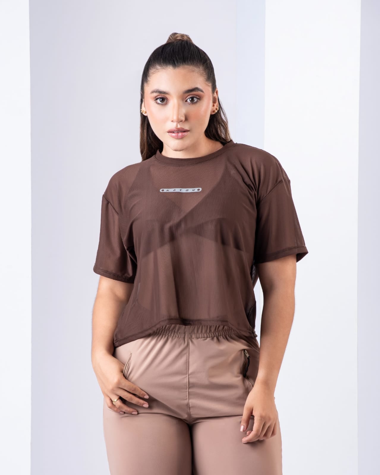 Blusa oversize Transparente, Kaybu